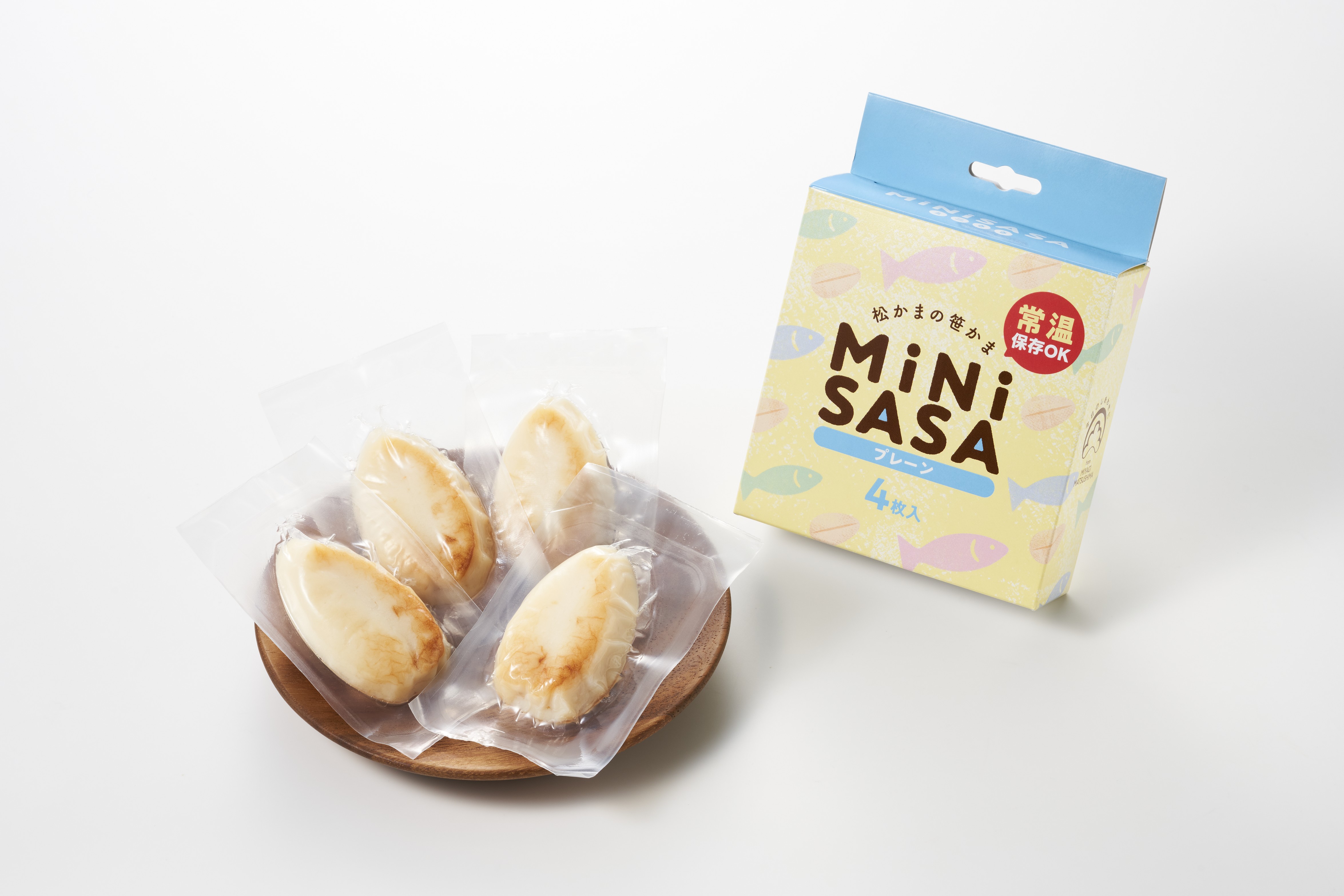 常温かまぼこ MiNi SASA 牛タンチーズ 4枚入