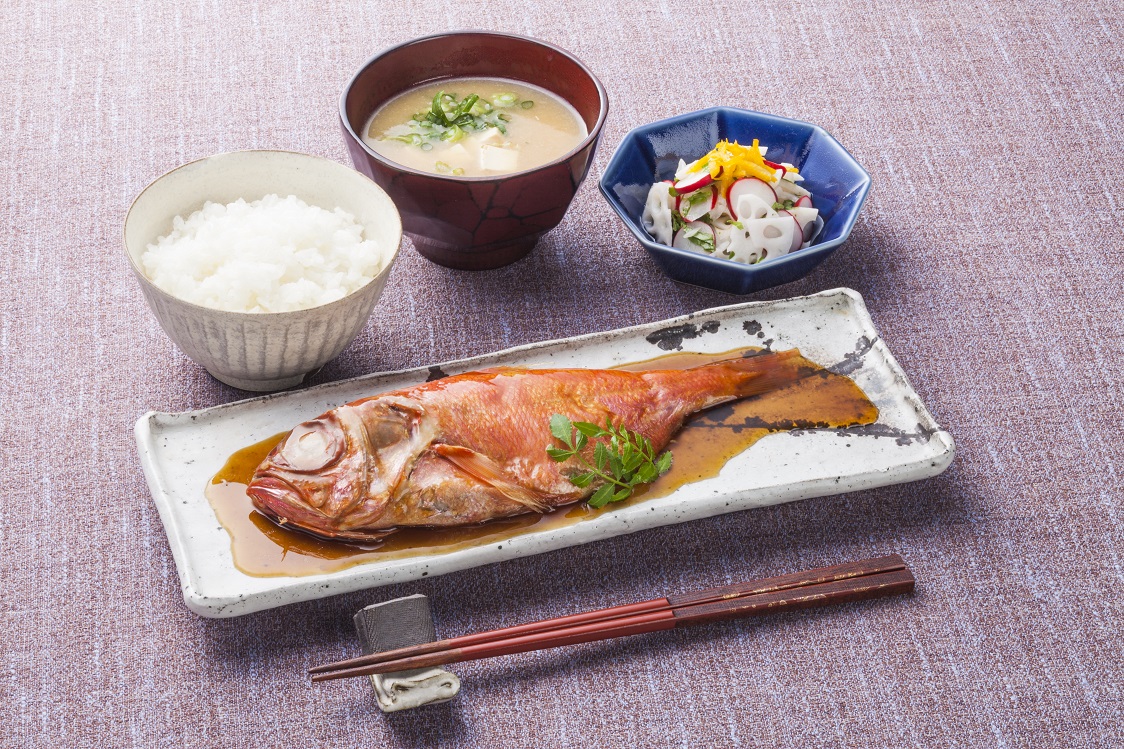 金目鯛まるごと煮付