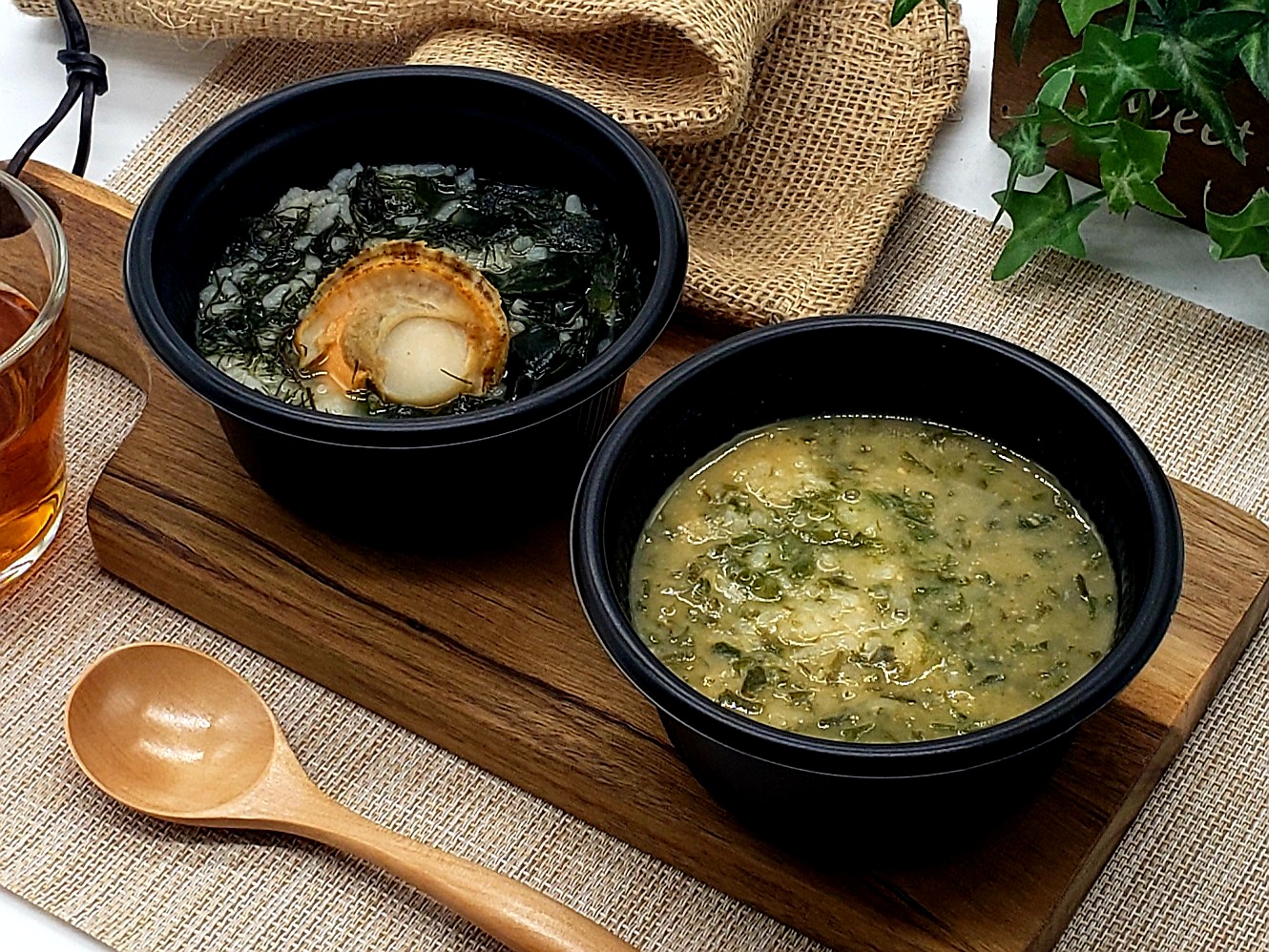 SANRIKUライススープ（海鮮雑炊）